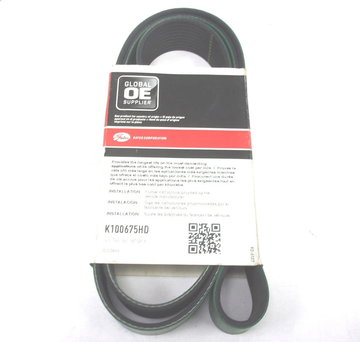 Gates Serpentine Heavy Duty Micro-V Belt for K100675HD (10PK1714)