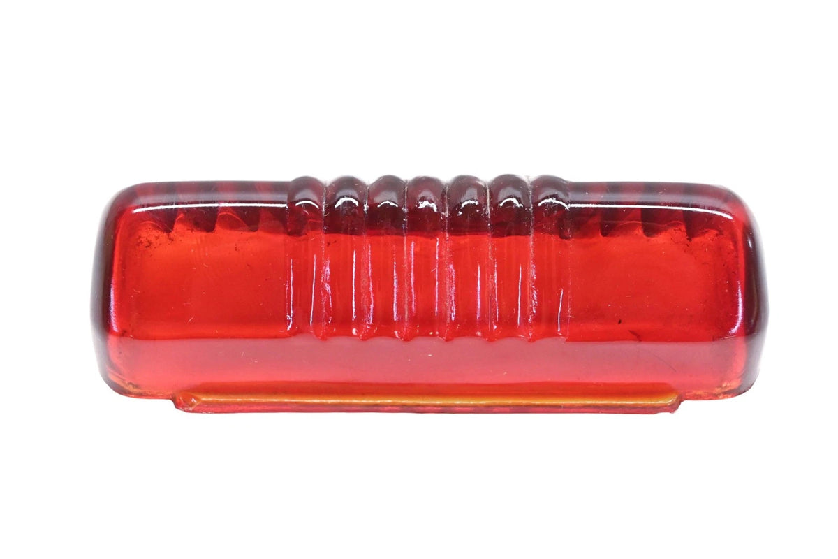 Red Glass Taillight Lens for Dodge CB.6251 (NOS)