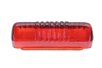 Red Glass Taillight Lens for Dodge CB.6251 (NOS)