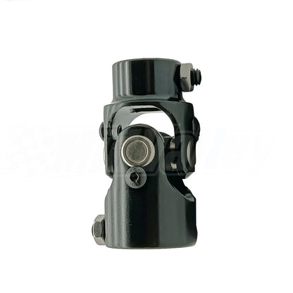 1" DD x 3/4" DD U-Joint for Universal Steering Shaft (Steel, Black)