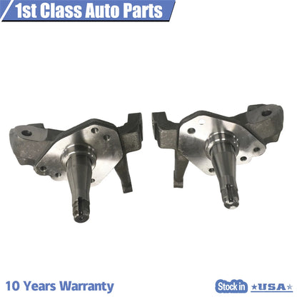 2X Forged Steel 2" Drop Spindles for Ford Mustang II Pinto (1974–1978)