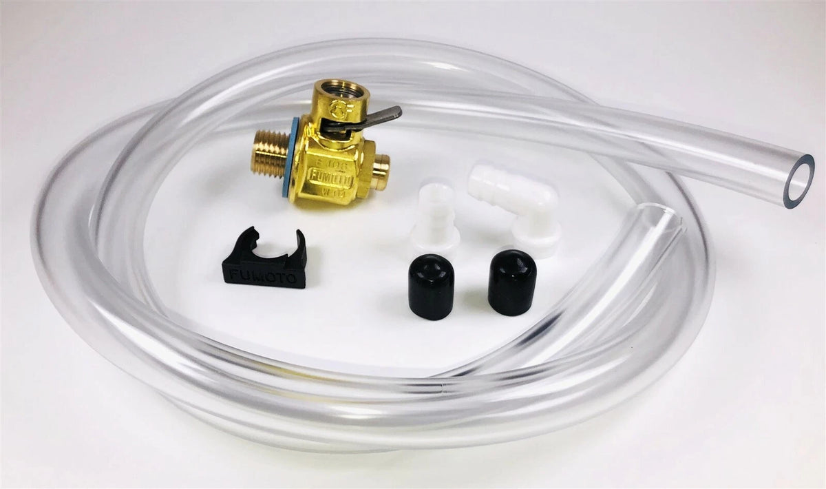 Fumoto F106S Oil Drain Valve with 3' Hose Kit for Fumoto S/SX Nipple