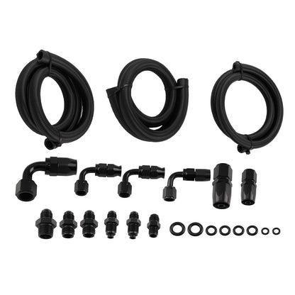 Power Steering Oil Line Kit 6AN 10AN for Universal Fitting (3FT)