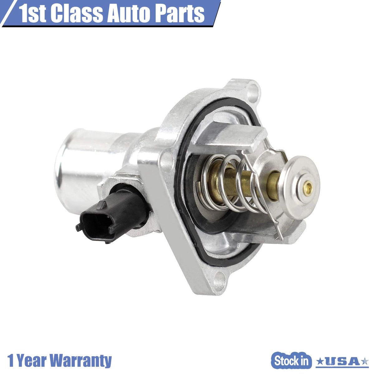 Engine Coolant Thermostat & Housing for Chevrolet Aveo Sonic Cruze (2009–2016)