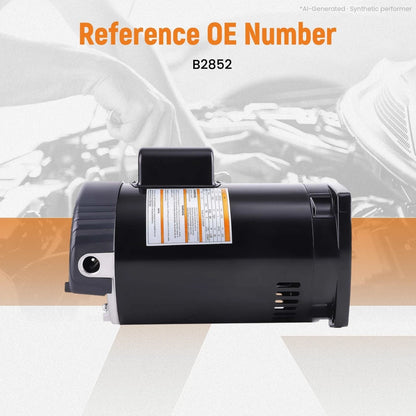 56Y Frame 3/4HP Pool Pump Motor for Swimming Pool (115/230V, 3450RPM, B2852)