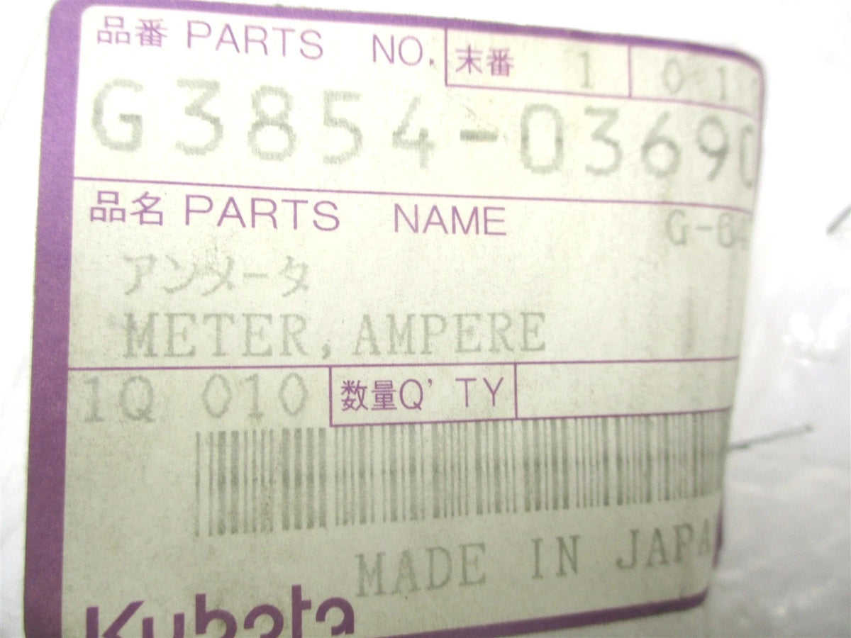 Amp Meter for Kubota SQ-3350-USA-SW (G3854-03690)
