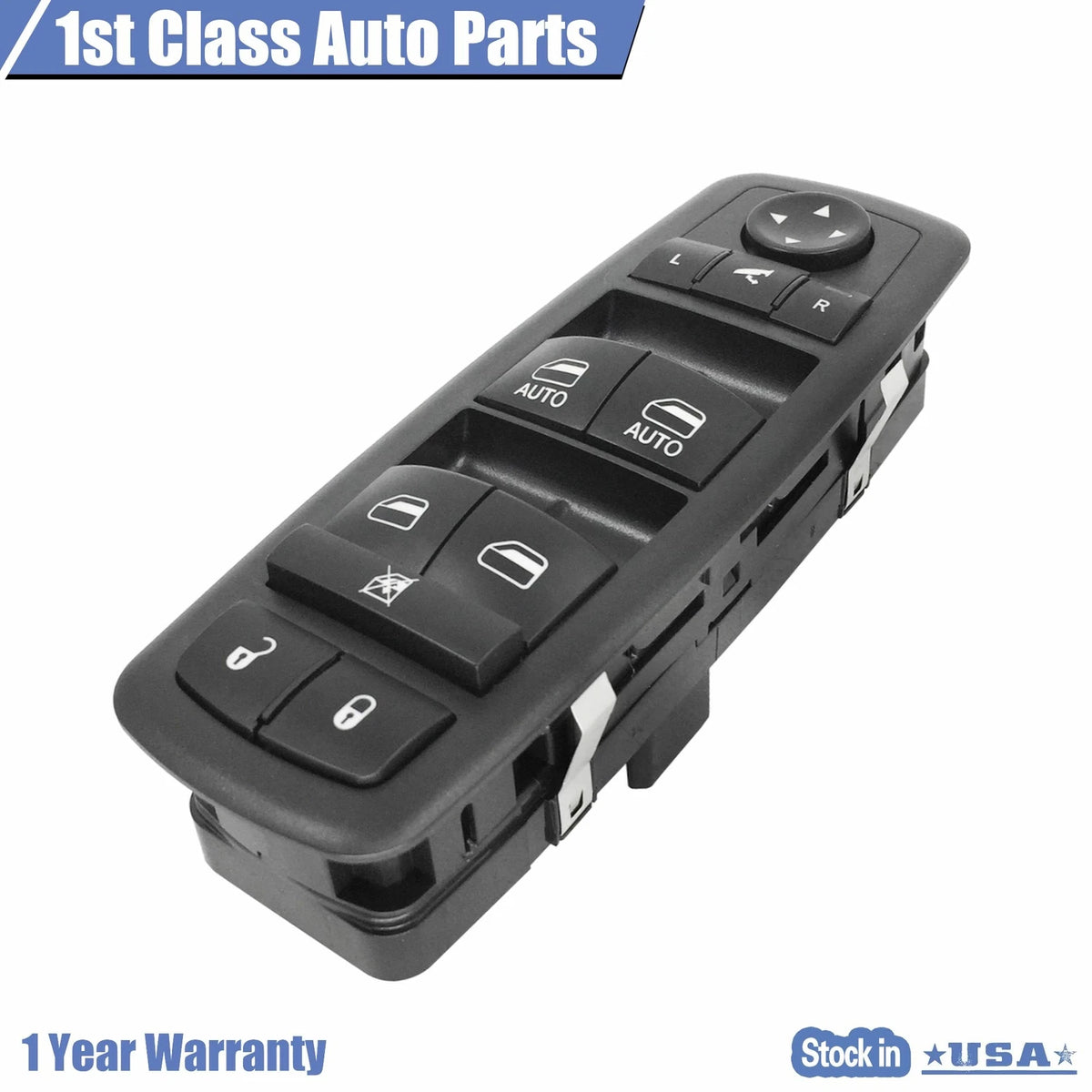 Left Master Power Window Switch for Chrysler Town & Country, Dodge Grand Caravan