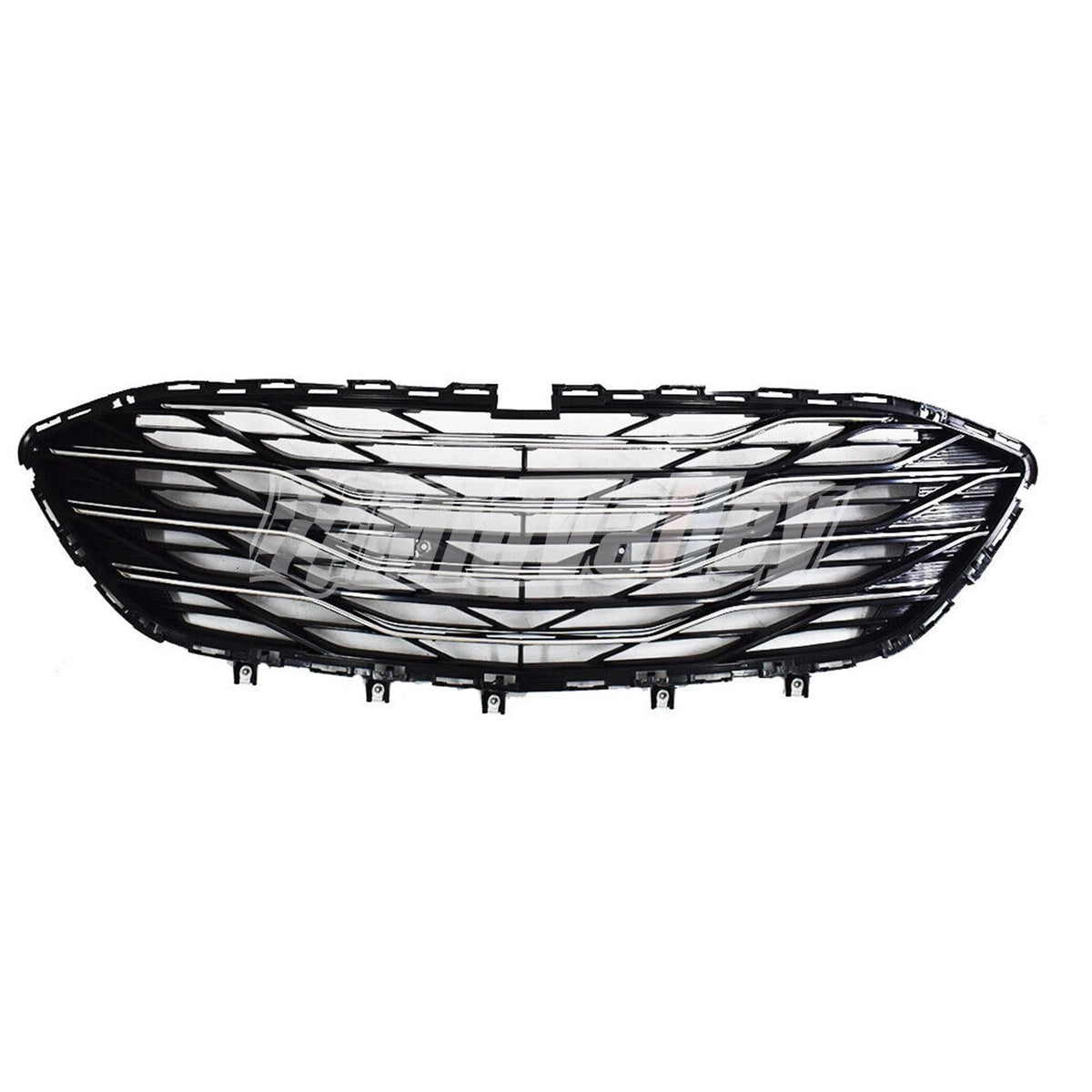 Set of 3 Chrome Front Upper Lower Grilles for Chevrolet Malibu (2019–2020)