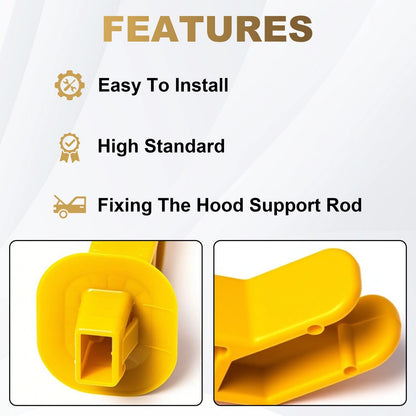 Hood Support Prop Rod Clip Holder for Ford Escape (2013–2019), C-Max (2013–2018), Focus (2012–2018)