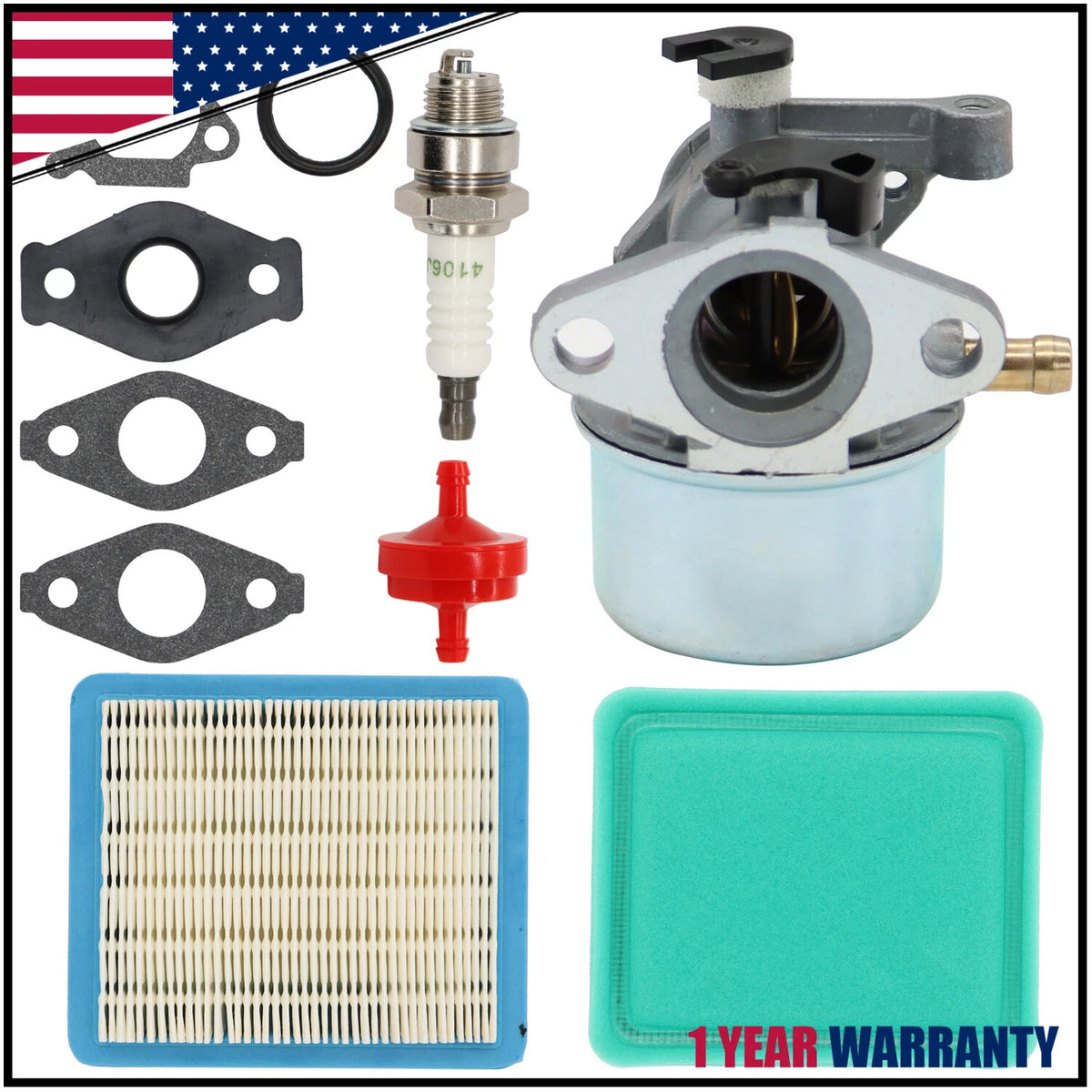 Carburetor Kit for Briggs & Stratton 126T02 124L05 124L07 124T02 725AWD (No Year)