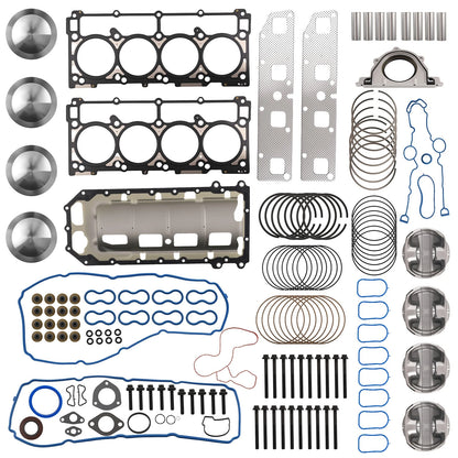 Pistons w/ Rings Kit for Chrysler Dodge Jeep 5.7 HEMI (2005–2006) 5086010AB