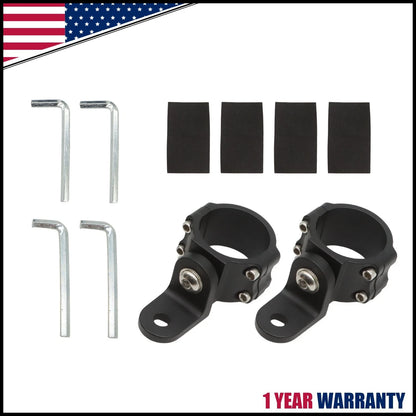 Mount Bracket for UTV ATV (1.75" to 2" Rollbar) LED Whip Light Flag Bar
