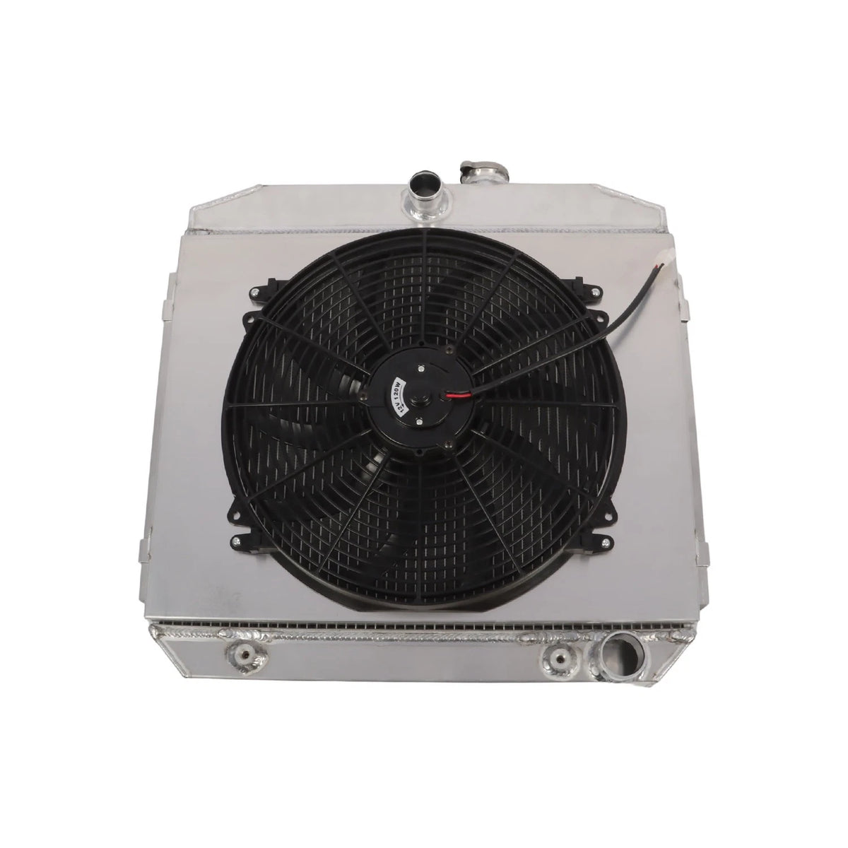 Aluminum 3 Row Radiator with Cooling Fan Shroud for Chevy Bel Air V8 (1955–1957)