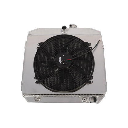 Aluminum 3 Row Radiator with Cooling Fan Shroud for Chevy Bel Air V8 (1955–1957)