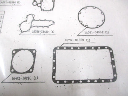 Upper Gasket Kit for Kubota V2203 (07916-29455, 07916-29450)