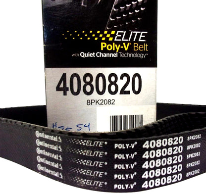 Continental Elite Poly-V Serpentine Belt 8PK2082 for (4080820)
