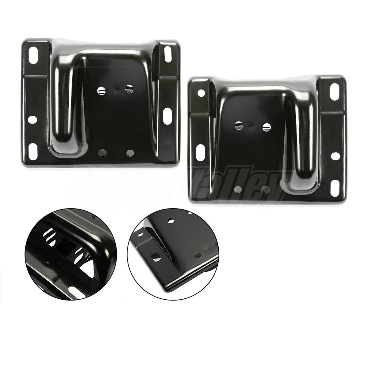 Set of 2 Front Outer Bumper Brackets for Dodge Ram 2500 3500 (2002–2018)