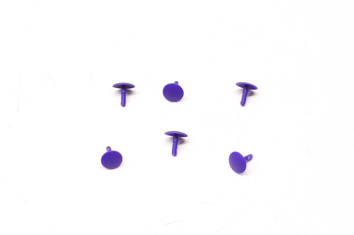 Set of 6 Violet Carpet Plugs for Aftermarket (NOS)