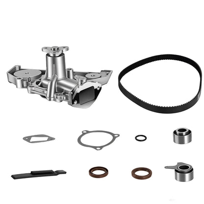 Timing Belt Kit with Water Pump for Ford Escort Mercury Capri Mazda 1.6L (1990–1996) PP179LK2