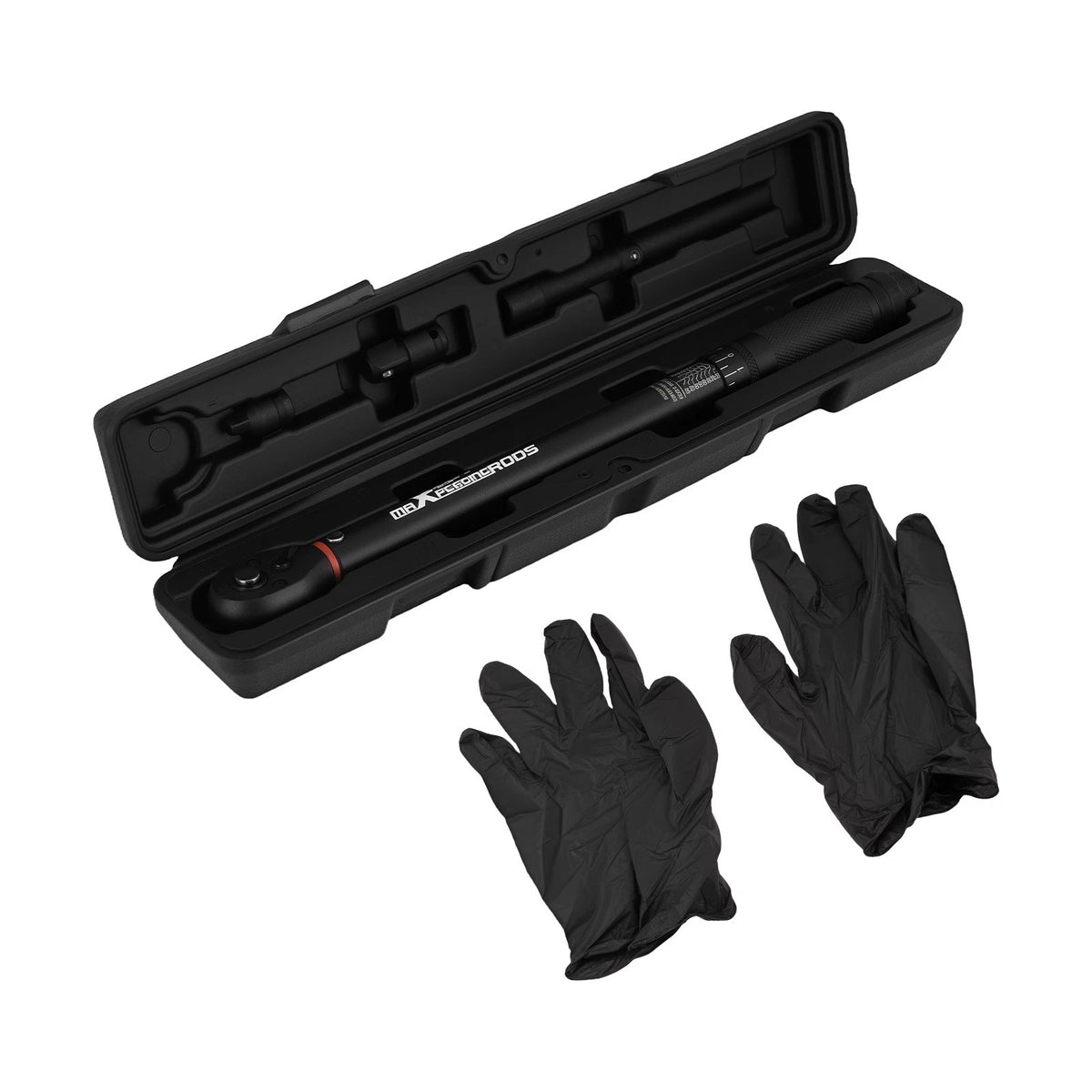 3/8" Click Torque Wrench Kit 10-80 Ft-Lb with Extension Bar