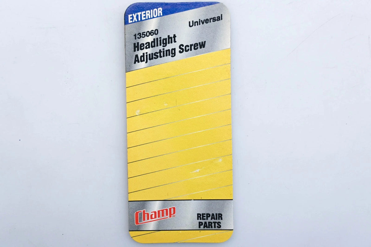 Headlight Adjusting Screw Kit for Champ (NOS)