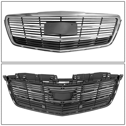 Front Bumper Upper Grille Chrome for Cadillac ATS (2015–2019) 22879629