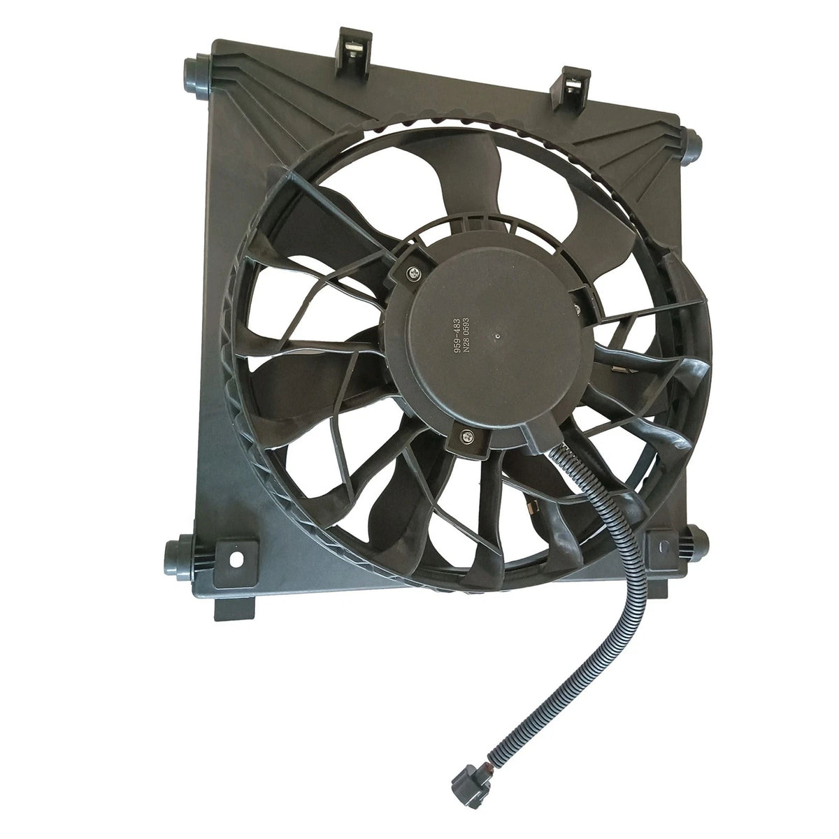 Right Engine Radiator Cooling Fan with Shroud Assembly for Tesla S (2012–2021)