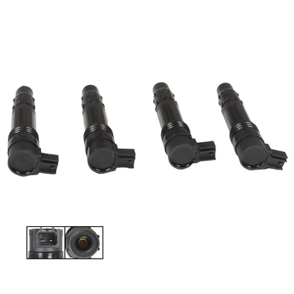 Set of 4 Ignition Coils for Suzuki GSX-R600 GSX-R750 GSX-R1000 GSX650F GSX1300BK AN650
