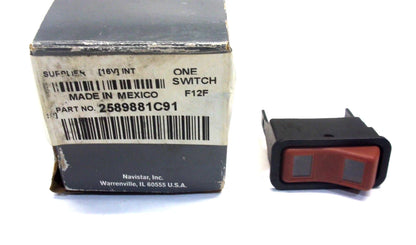 2X Blank 2 Position Orange Rocker Switch for International