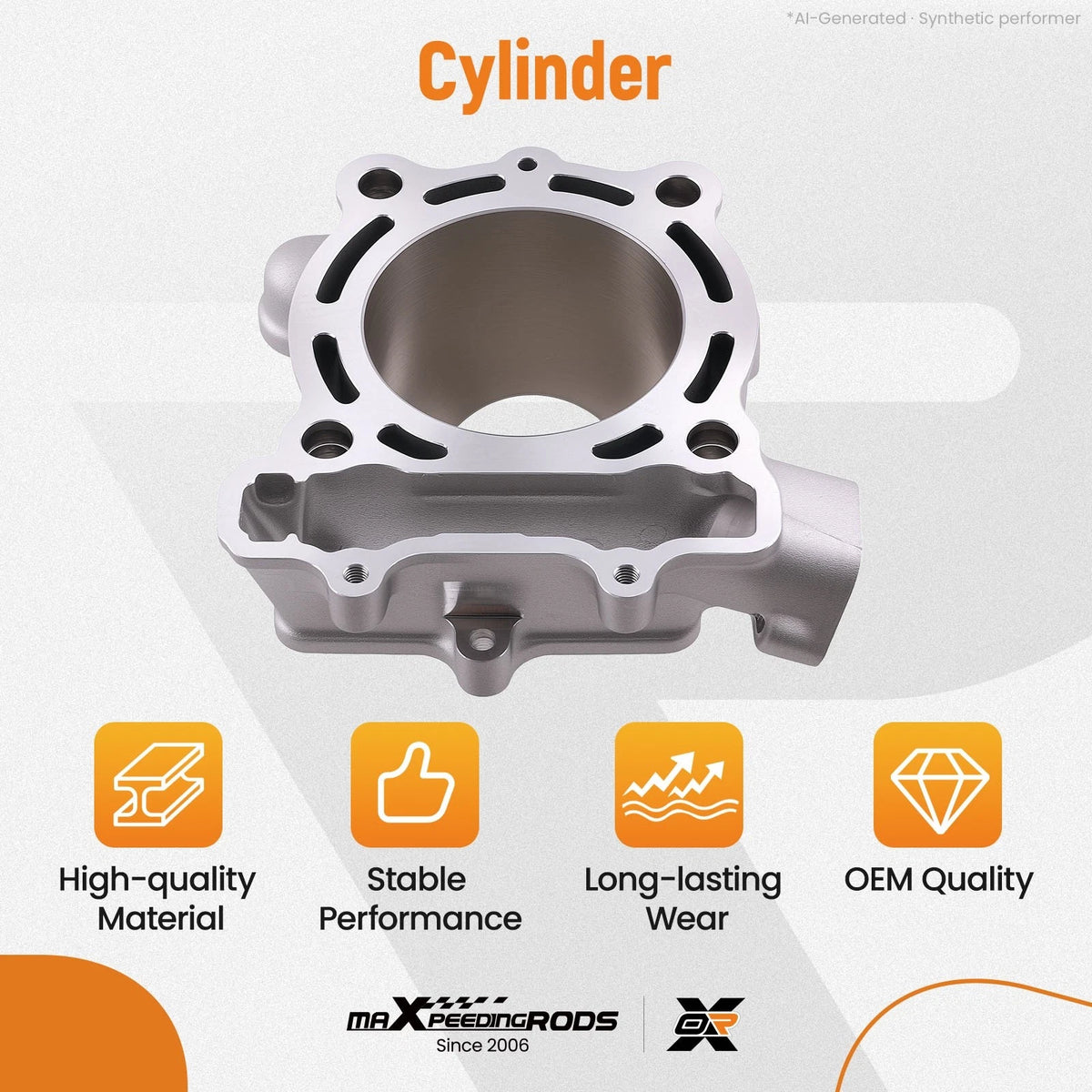 Cylinder Piston Kit 77mm for Kawasaki KX250F (2009–2019) 11005-0613 Ceramic