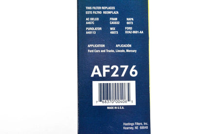 Hastings AF276 Air Filter for
