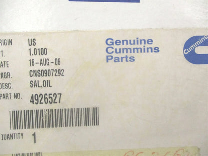 Genuine Cummins ISX Rear Crankshaft Oil Seal 4926527
