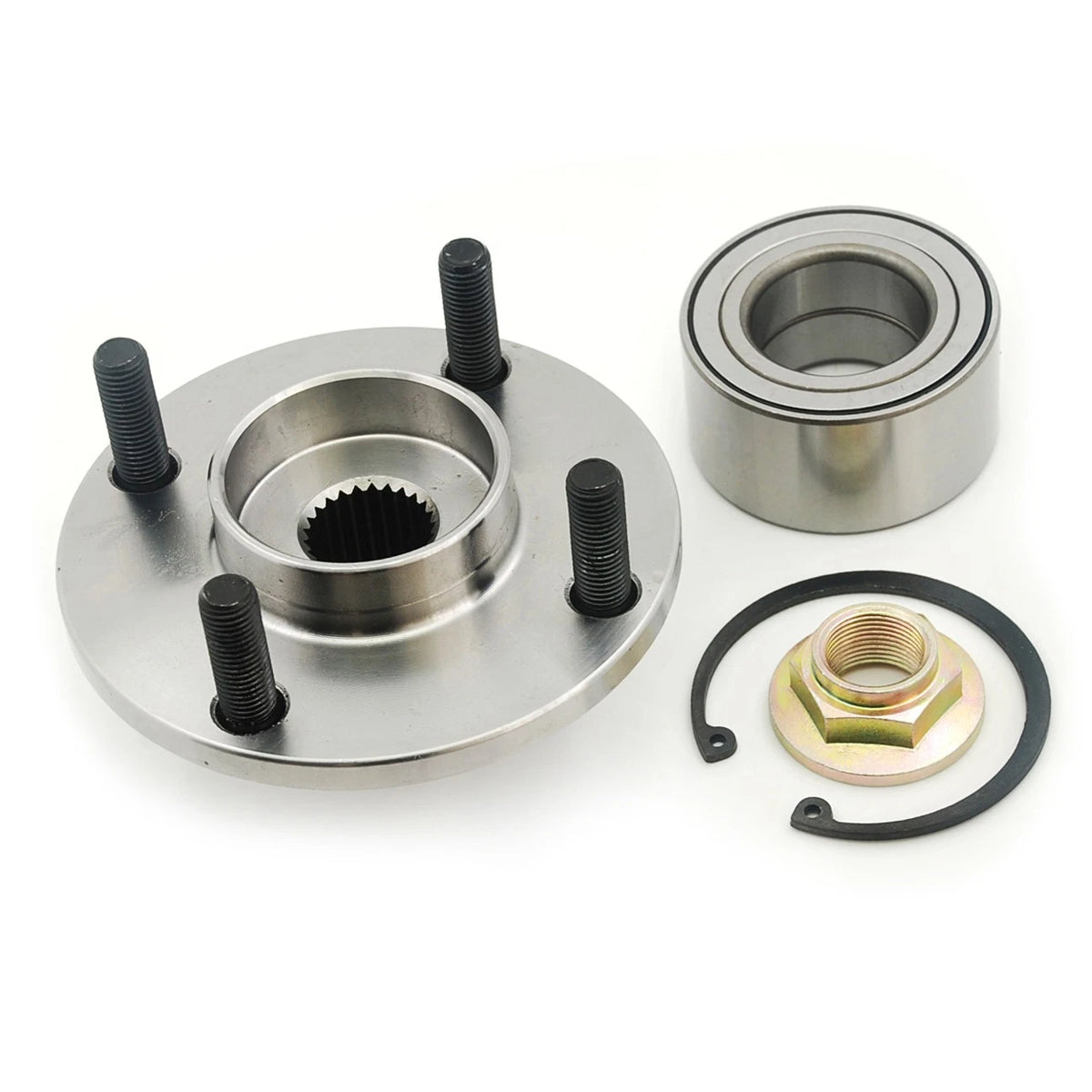 2X Front Wheel Bearings & Hub Kit 518510 for Ford Focus (2000–2011)