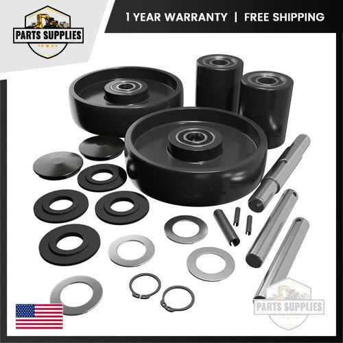 Complete Wheel Kit for Atlas EZV EZ Manual Pallet Jack Lift Truck
