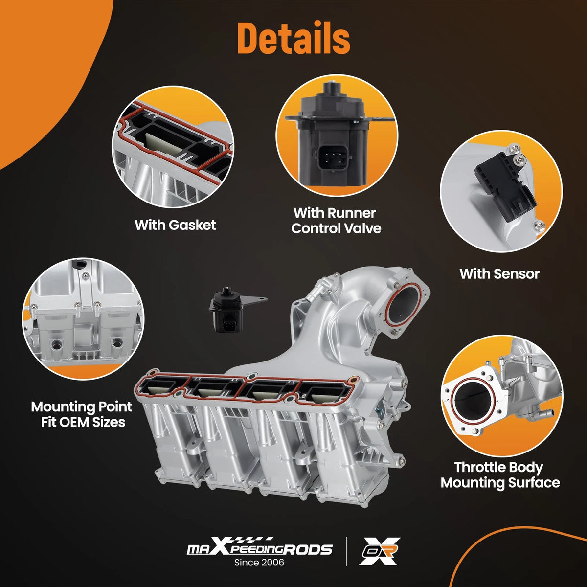 Intake Manifold for Jeep Compass Patriot 2.4L (2007–2017)