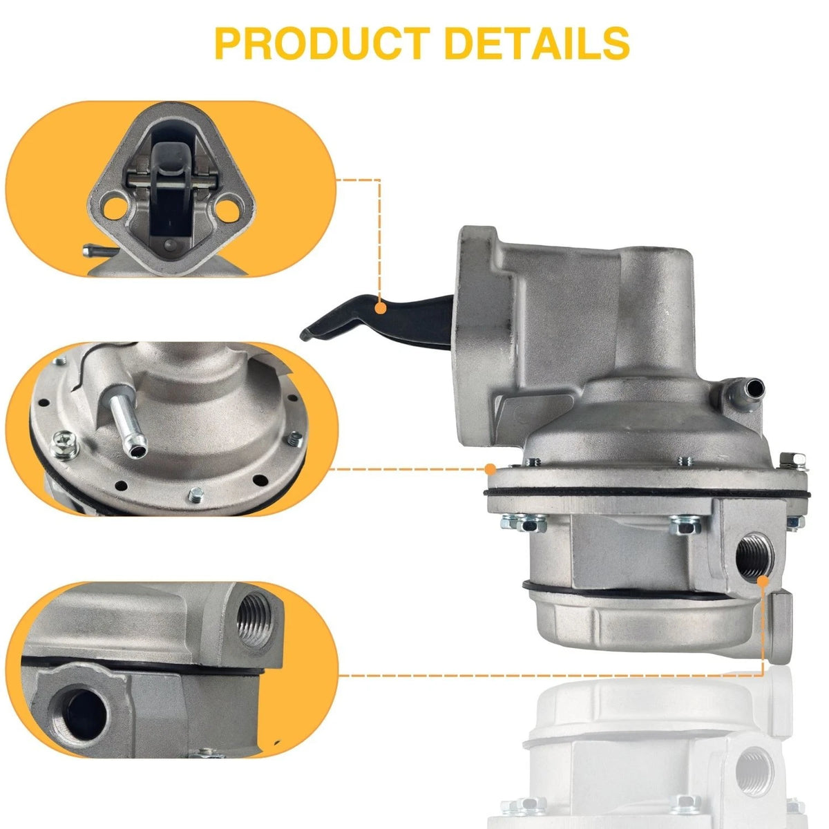 Marine Fuel Pump 861677T 818383T for MerCruiser GM Big Block V8 454 502 (1970–2023)