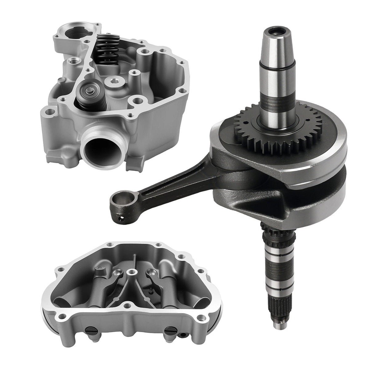 Cylinder Head w/ Cover & Crankshaft for Honda Rancher 420 TRX420 (2012–2024)