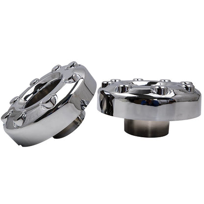 4X Open Chrome Wheel Center Hub Cap for Ford F-350 Dually (2005–2018)