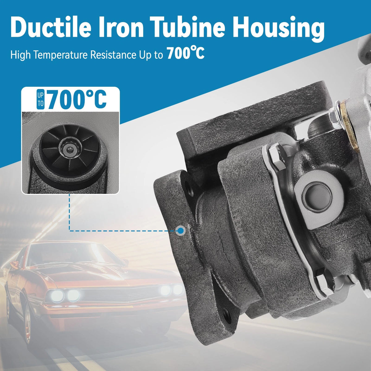 Turbocharger VZ21 RHB31 13900-62D51 for Isuzu 4TNA YA1 F6AT (Snowmobiles)