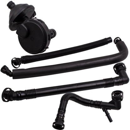 PCV Crankcase Vent Valve Breather Hose Kit for BMW E39 E46 E53 E60 E83 E85 (2000–2006)