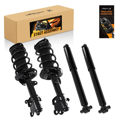 Set of 4 Front Strut Rear Shock Absorber for Acura MDX ZDX (2007–2013)