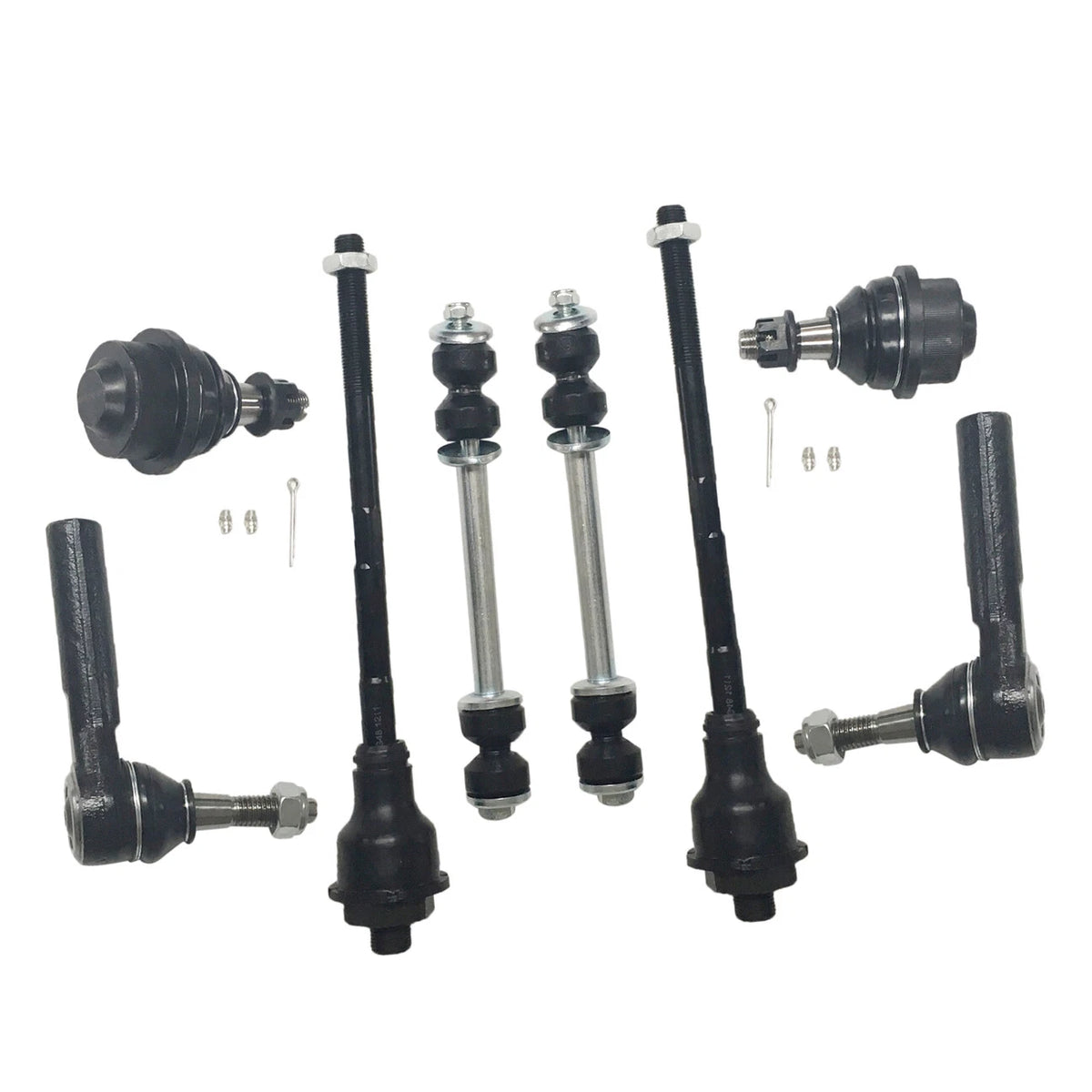 10PCS Front Upper Control Arm Sway Bar Link Kit for Chevy GMC 8-Lug (2001–2012)