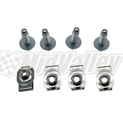 Set of 2 Front Bumper Outer Bracket U-nuts for Ford F250 F350 F450 F550 (1999–2016)