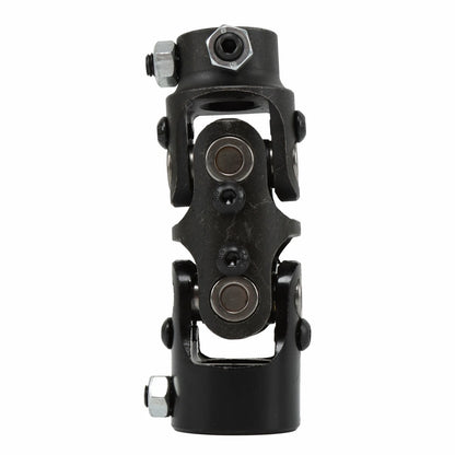 1" DD X 3/4" DD Chrome Steel Double Steering U Joint Coupler for Universal