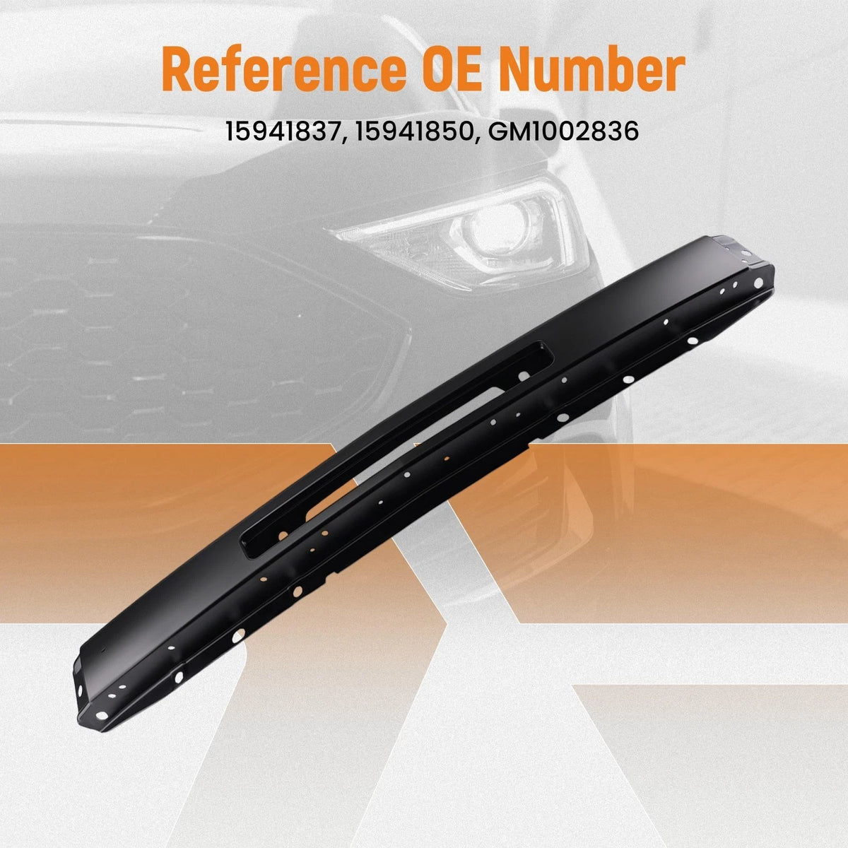 Front Bumper Bar for Chevy Silverado 1500/2500/3500 HD (2007–2013) GM1002836