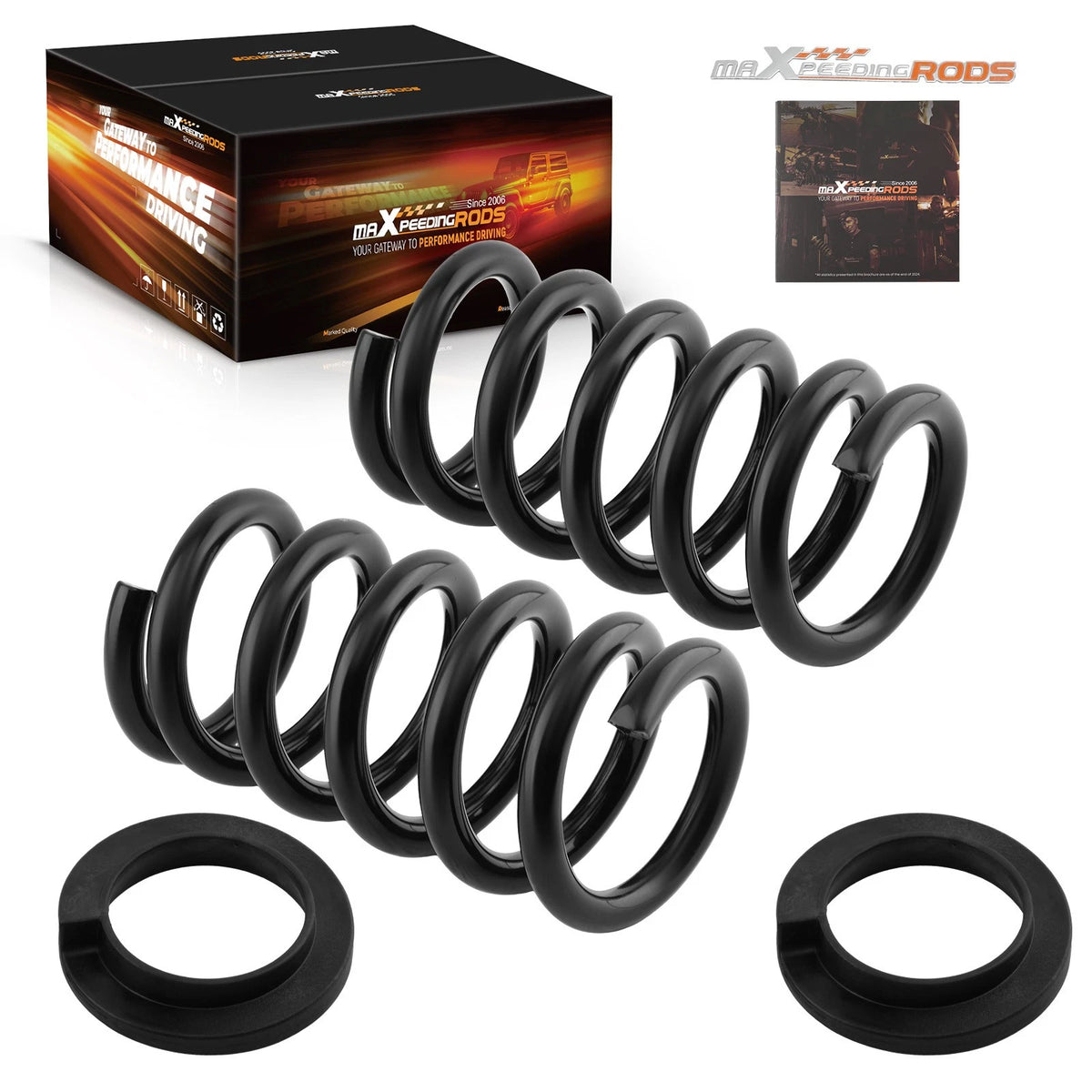 Coil Spring Kit for GM S-Series (1983–2004) 2" Drop, 6cyl