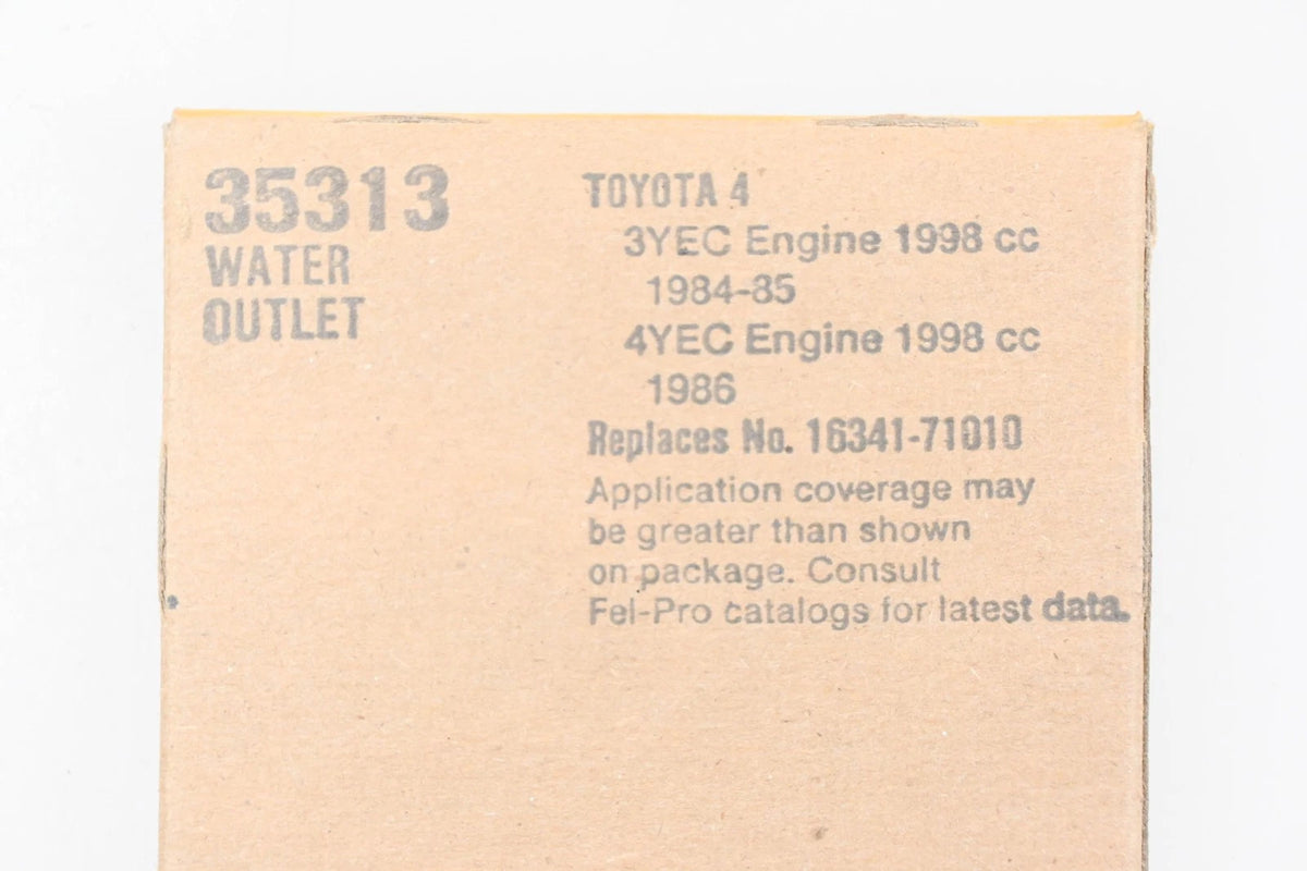 Water Outlet Gasket for Toyota (1990–1995) 35313, 16341-71010