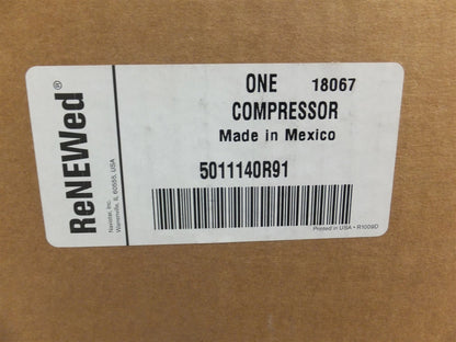 Reman OEM A/C Compressor for International (5011140R91, 2502459C91)