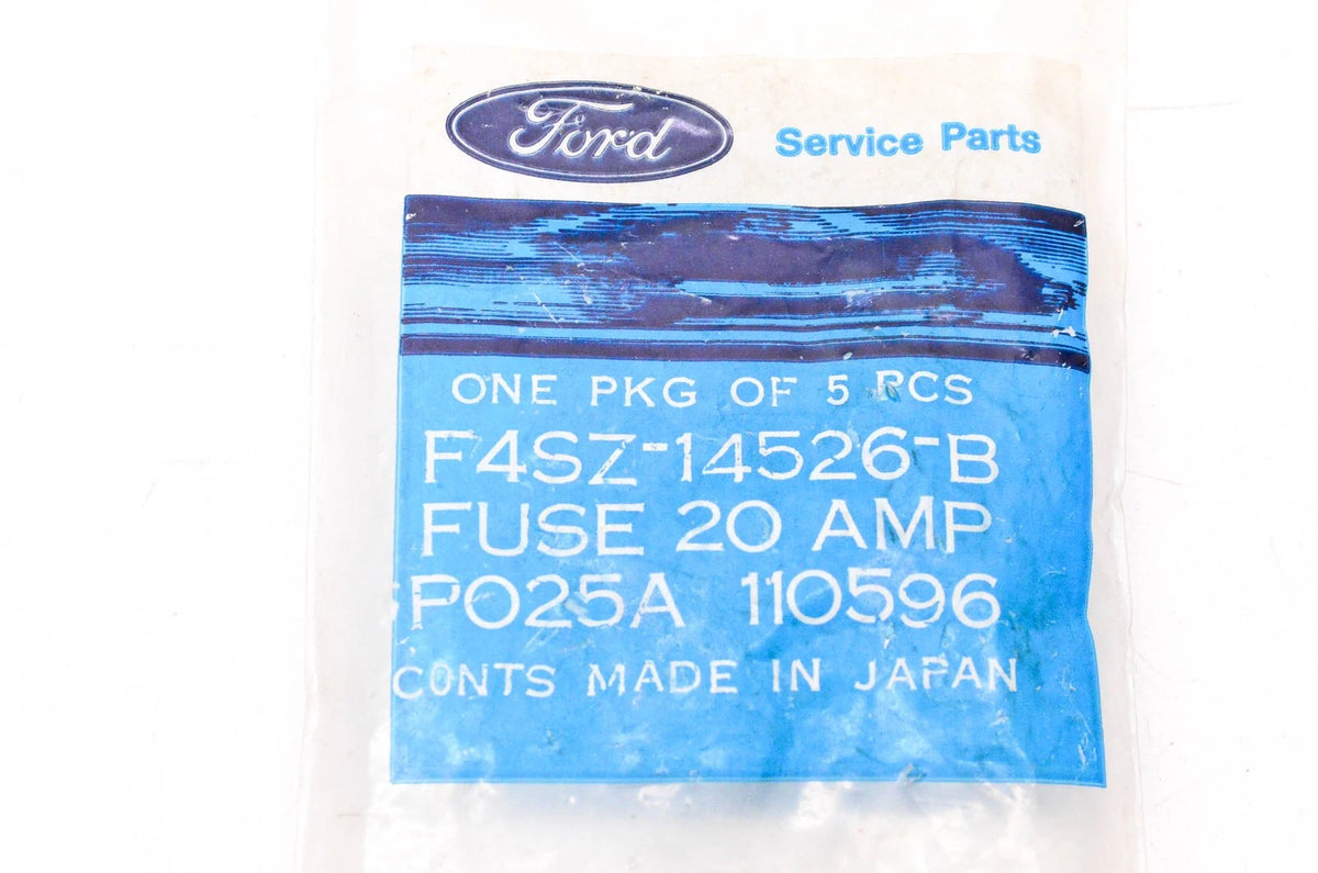 Set of 5 OEM F4SZ-14526-B Fuses for Ford