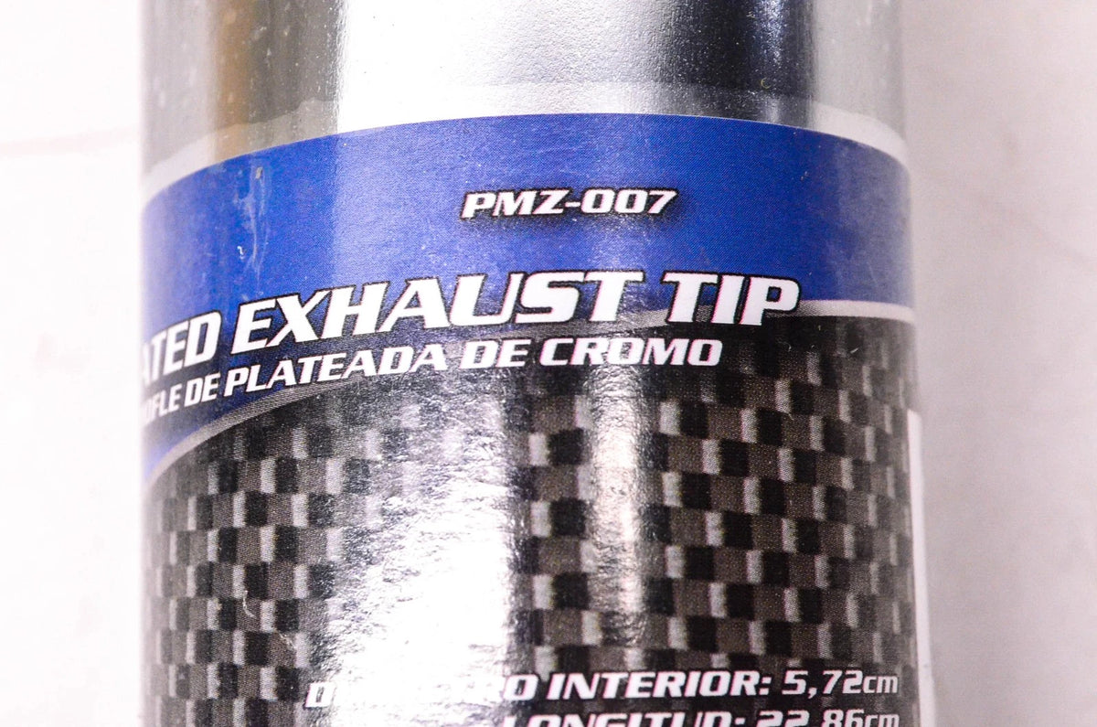 Pilot Motorsports PMZ-007 Chrome Exhaust Tip for (NOS)